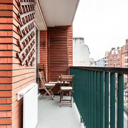 Luxury Flat For 6 People With Balcony - Near Metro Appartement Paris