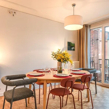 Appartement Luxury Flat For 6 People With Balcony - Near Metro Paris